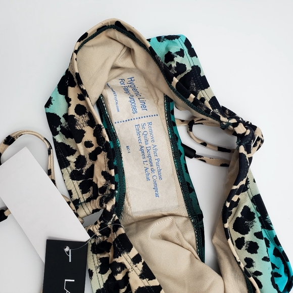 La Blanca Women's Leopard Print Bikini Bottom NWT (AC13) - Picture 4 of 6